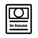 Минималистичная иконка собственного продакшена для создания контента в рамках SMM-продвижения от Marketpleys-Akkauntov-Socsetei
